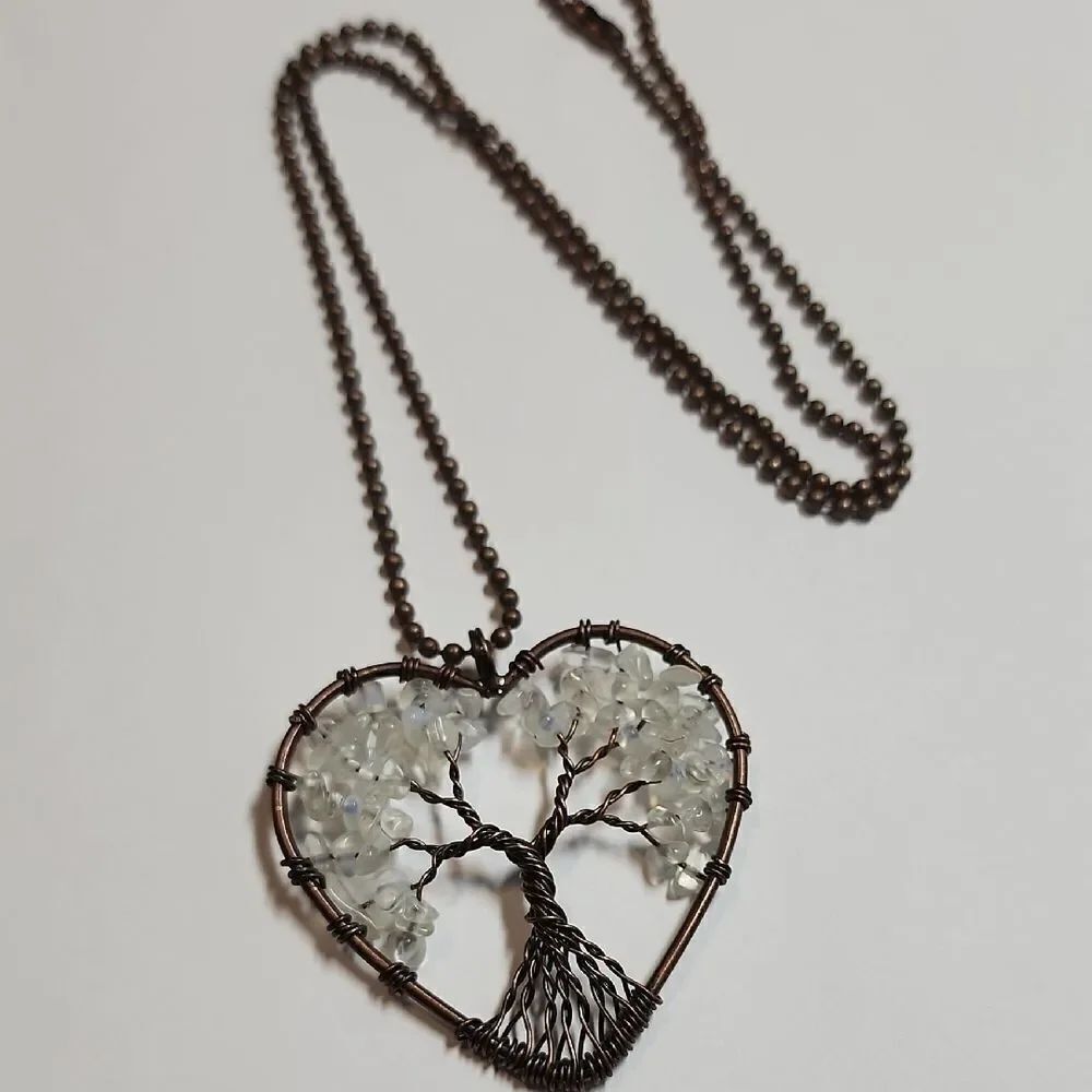 Heart-Shaped Tree of Life Necklace
